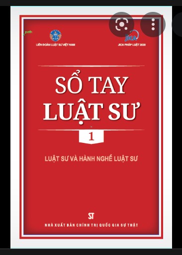 Sổ tay Luật sư Tập 1 Luật sư và hành nghề luật sư