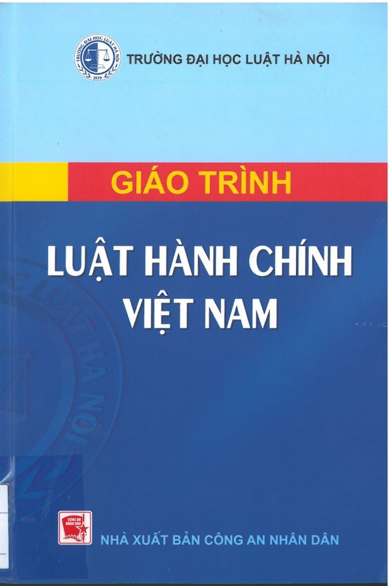 Cuốn Giáo trình Luật hành chính Việt Nam (Trường Đại học Luật Hà Nội)