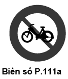 Biển báo cấm xe gắn máy khác gì với biển cấm xe máy?