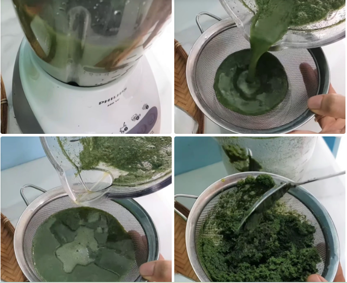 Cách xay diếp cá uống