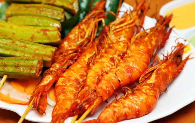 Cách ướp món tôm nướng cho dậy mùi