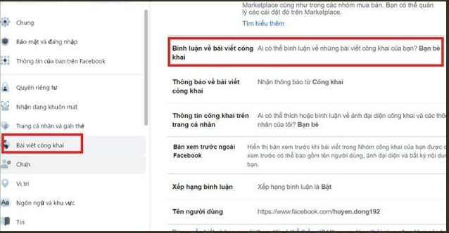 Cách ẩn bình luận trên Facebook không cho người khác xem