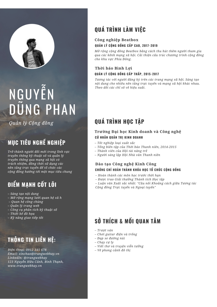 Mẫu CV xin việc đơn giản, chuyên nghiệp mới nhất năm 2022