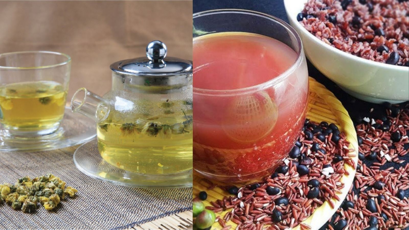 Những lợi ích của trà gạo lứt hoa cúc không phải ai cũng biết