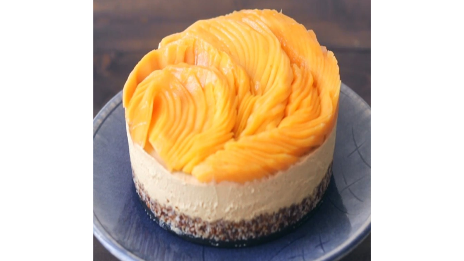 Cách làm cheesecake xoài thuần chay đơn giản tại nhà không cần lò nướng