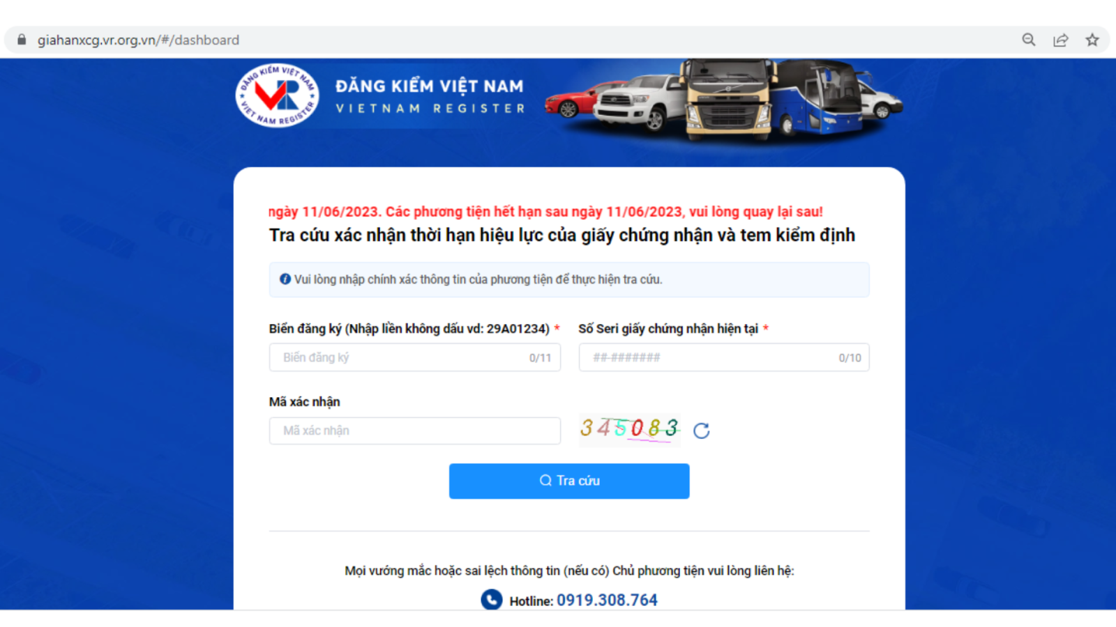 Làm thế nào để tra cứu Giấy xác nhận tự động gia hạn chu kỳ kiểm định xe ô tô gia đình?