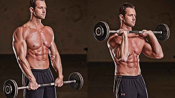 Cách làm bắp tay to ra với bài tập Reverse Curl Straight Bar