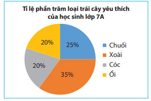 Toán lớp 5 trang 102 Giới thiệu biểu đồ hình quạt có đáp án