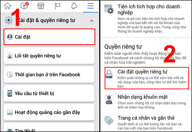 Hướng dẫn cách không cho người khác tìm thấy Facebook trên điện thoại, máy tính