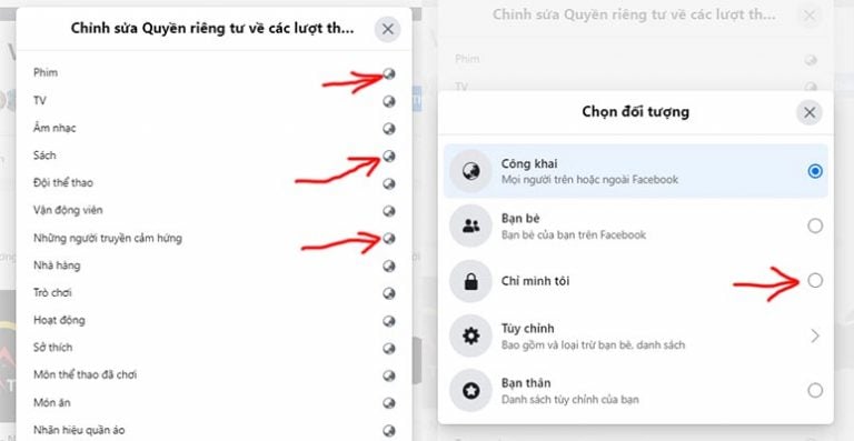 Cách để người khác không thấy mình like, comment trên trang Facebook