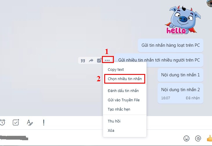 Cách gửi tin nhắn, lời chúc hàng loạt trên zalo, facebook?