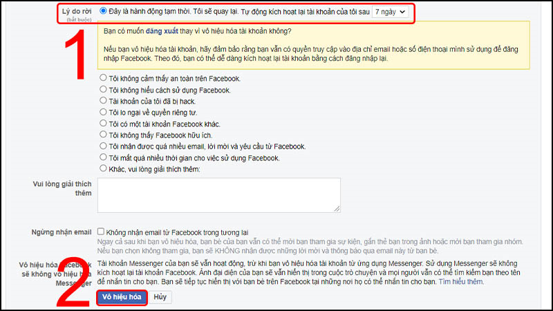 Cách khóa Facebook tạm thời, vĩnh viễn cực kỳ nhanh chóng