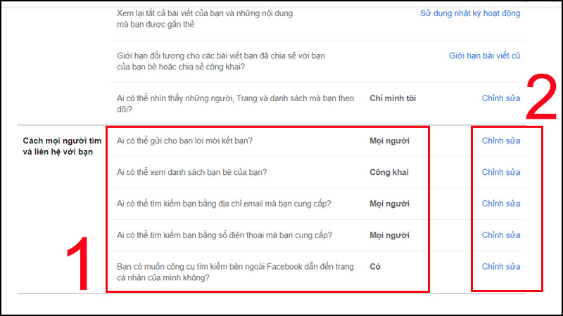 Hướng dẫn cách không cho người khác tìm thấy Facebook trên điện thoại, máy tính