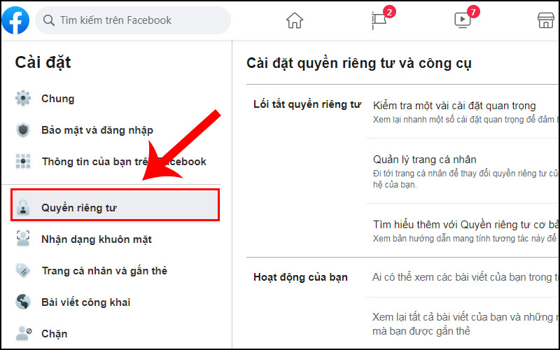 Hướng dẫn cách không cho người khác tìm thấy Facebook trên điện thoại, máy tính