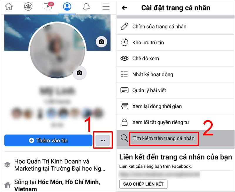 Hướng dẫn cách tìm lại bài viết cũ đã đăng, đã thích hoặc comment trên Facebook