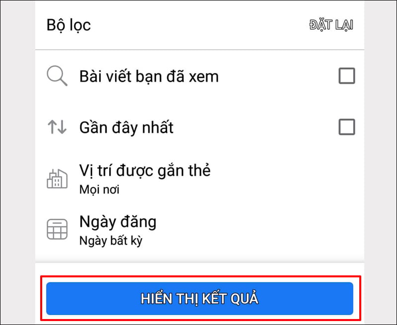 Hướng dẫn cách tìm lại bài viết cũ đã đăng, đã thích hoặc comment trên Facebook