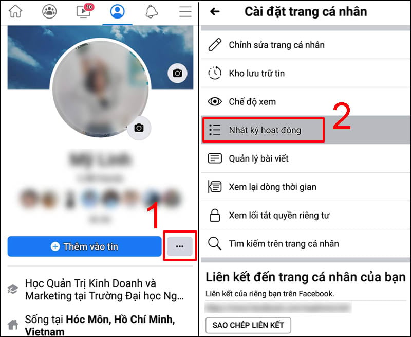 Hướng dẫn cách tìm lại bài viết cũ đã đăng, đã thích hoặc comment trên Facebook