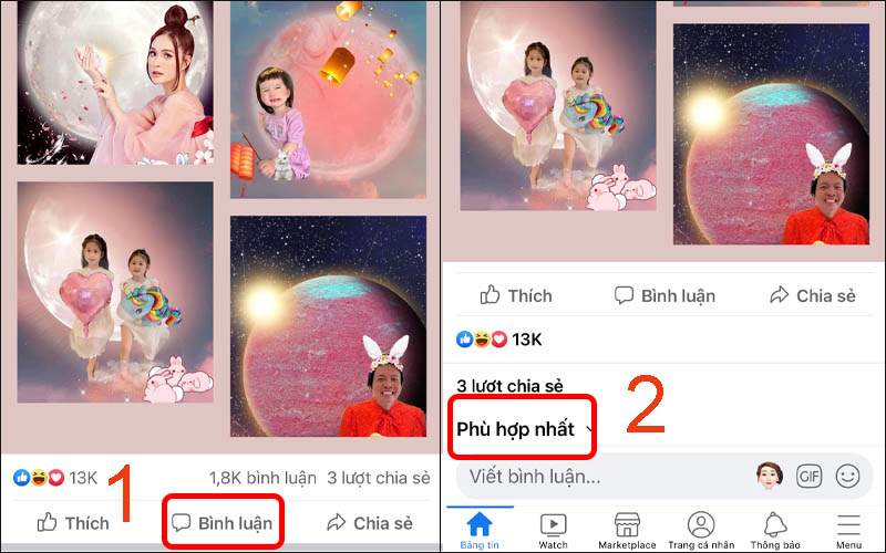 Cách hiển thị tất cả bình luận, xem comment bị ẩn trên Facebook