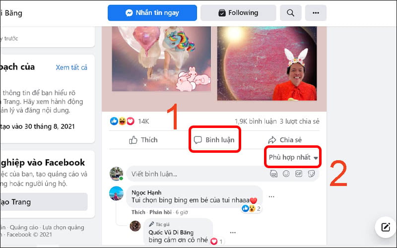Cách hiển thị tất cả bình luận, xem comment bị ẩn trên Facebook