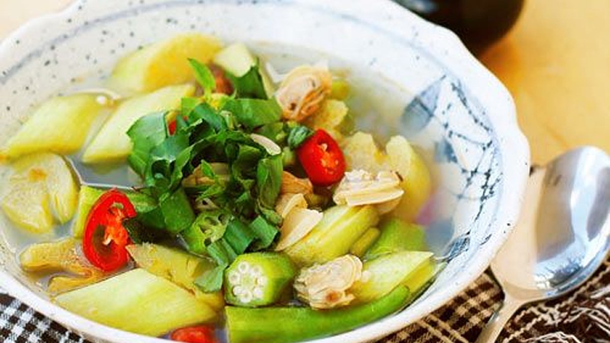 Cách nấu canh chua ngao thanh đạm cho những ngày trời oi bức