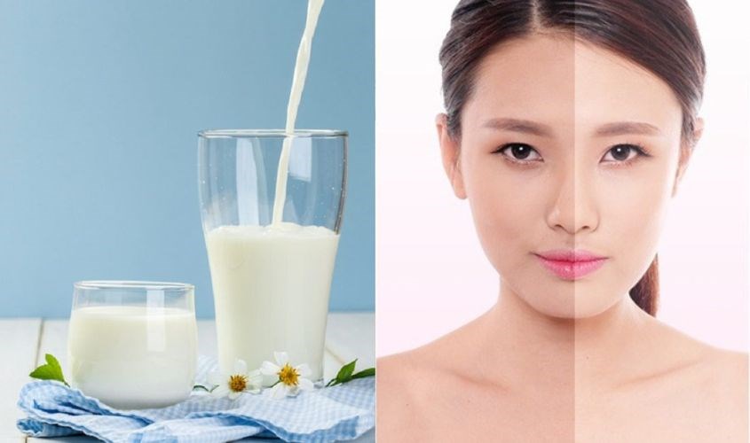 Rửa mặt bằng sữa tươi không đường có tác dụng như thế nào?