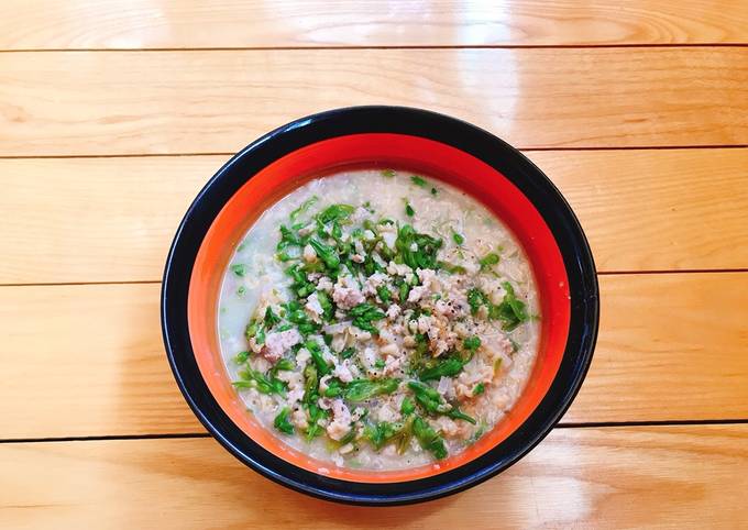 Cháo yến mạch hoa thiên lý