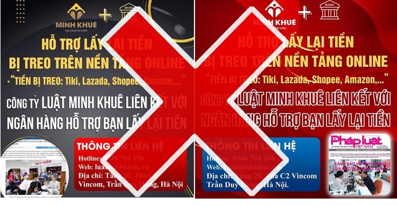 Cẩn trọng với hình thức lừa đảo, giả mạo Luật Minh Khuê hỗ trợ đòi lại tiền