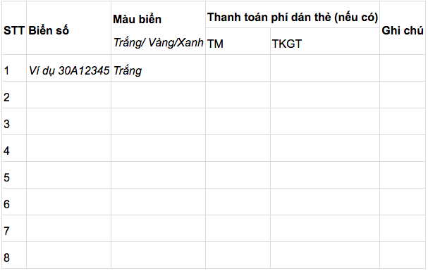 Cách dán thẻ thu phí không dừng VETC cho doanh nghiệp?