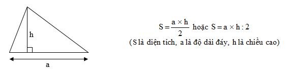 Vở bài tập Toán dành lớp 5 bài 86 Diện tích hình tam giác