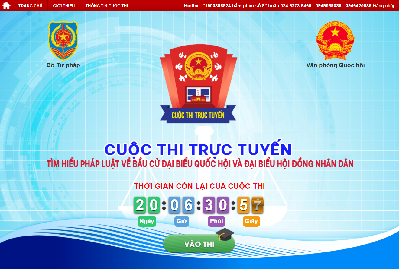 Đáp án thi Tìm hiểu pháp luật về bầu cử đại biểu Quốc hội và đại biểu Hội đồng nhân dân