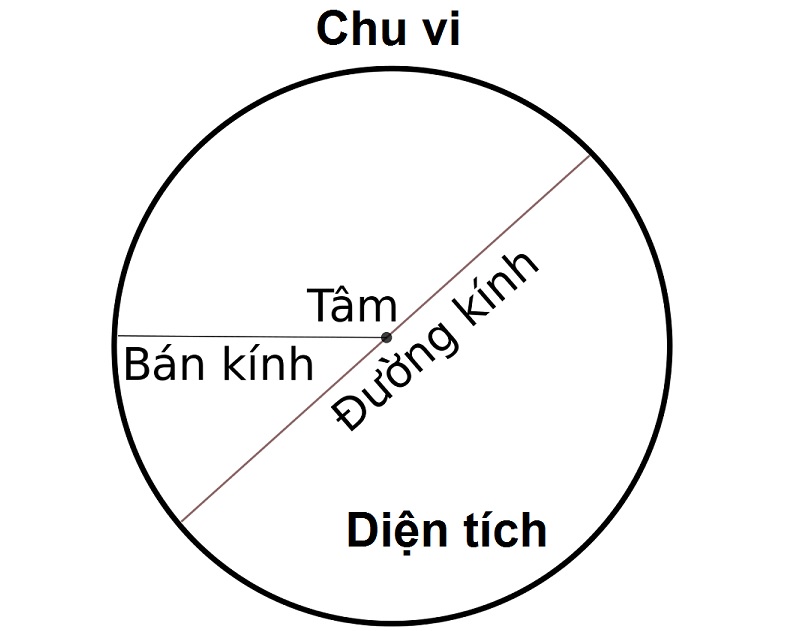 Giải Vở bài tập Toán lớp 5 bài 97 Diện tích hình tròn chi tiết nhất