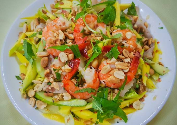 Cách làm gỏi tôm thịt thơm ngon khó cưỡng ai cũng mê
