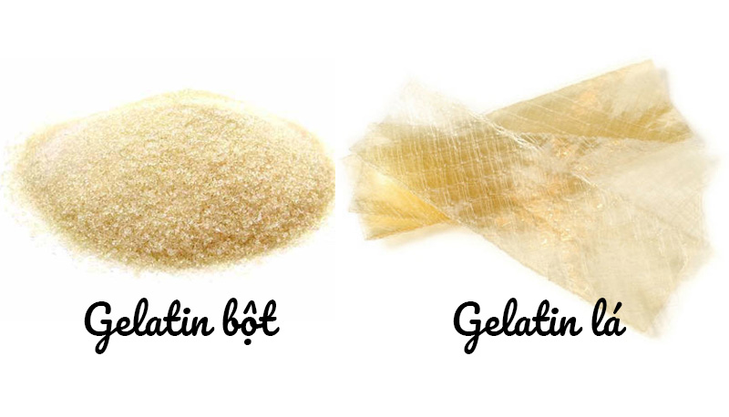 Gelatin là gì? Công dụng, cách dùng Gelatin chuẩn nhất khi làm bánh