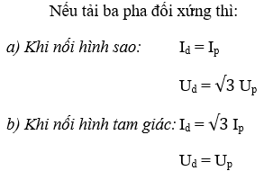 Giải bài tập SGK Công nghệ lớp 12 - bài 23: Mạch điện xoay chiều ba pha