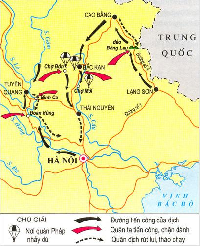 Giải Vở bài tập Lịch sử lớp 5 - bài 14 Thu – đông năm 1947, Việt Bắc “Mồ chôn giặc Pháp”