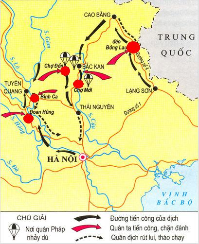 Giải Vở bài tập Lịch sử lớp 5 - bài 14 Thu – đông năm 1947, Việt Bắc “Mồ chôn giặc Pháp”