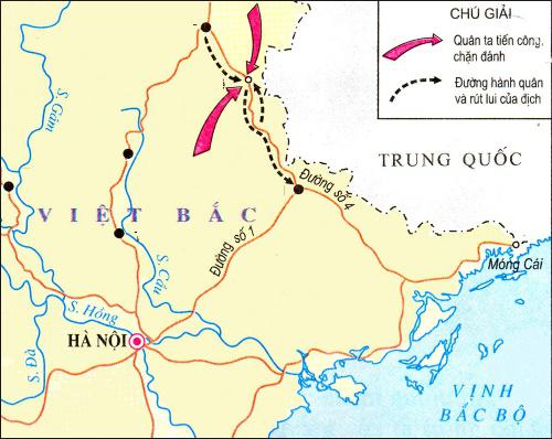 Vở bài tập Lịch sử dành cho lớp 5 bài 15 Chiến thắng biên giới thu - đông năm 1950