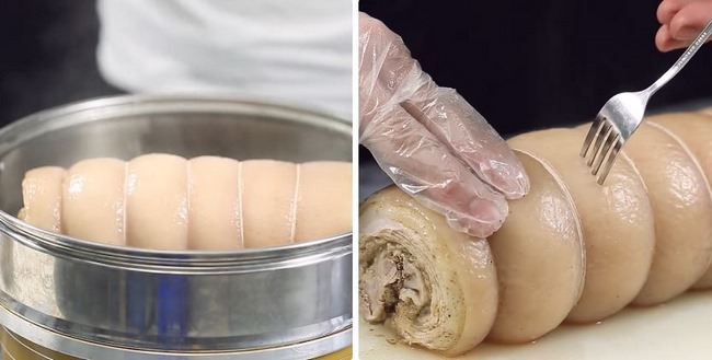 Cách rán thịt lợn giòn bì ngon tại nhà