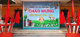 Mẫu trang trí bảng khai giảng năm học mới 2022-2023