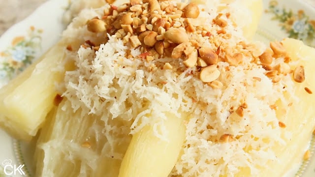 Bánh khoai mì hấp nước cốt dừa