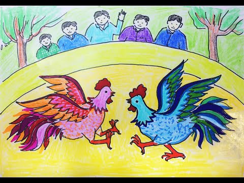 Tổng hợp tranh vẽ đề tài lễ hội đẹp, dễ vẽ nhất cho học sinh