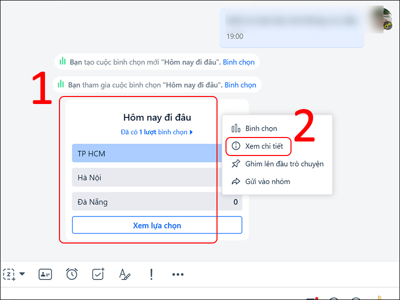 Cách xóa bình chọn trên Zalo qua điện thoại, máy tính?