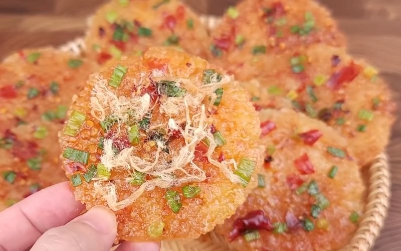 Cách làm cơm cháy chà bông chay giòn rụm thơm ngon tại nhà