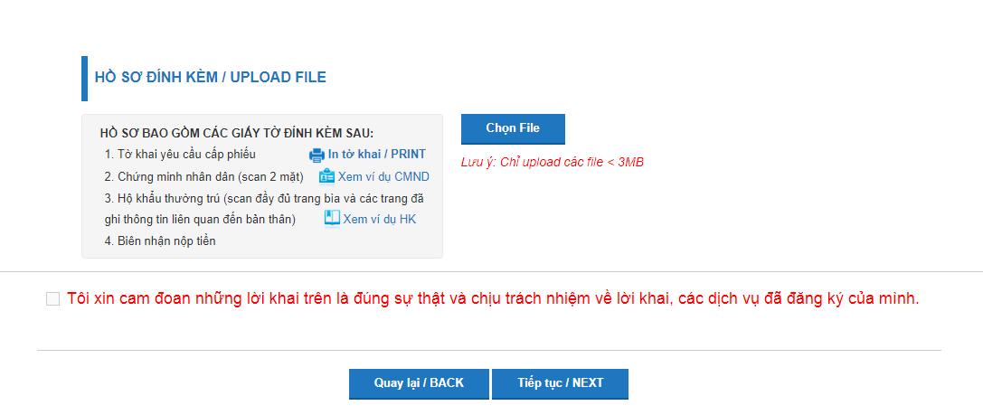 Hướng dẫn thủ tục xin phiếu lý lịch tư pháp số 2 online