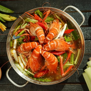 Lẩu tôm càng xanh