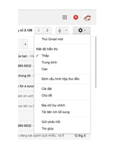 Hướng dẫn cập nhật giao diện mới cho gmail
