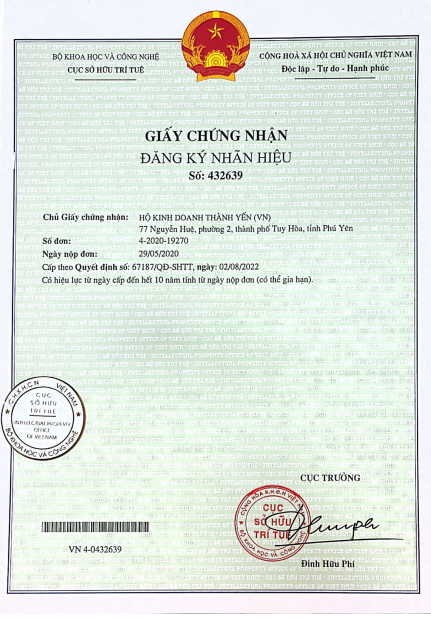 Thủ tục đăng ký nhãn hiệu tại tỉnh Phú Yên