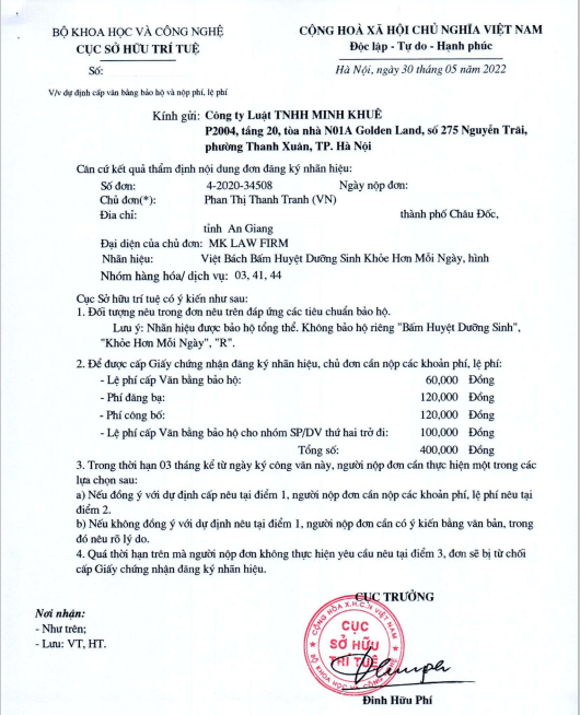 Thủ tục đăng ký thương hiệu tại tỉnh An Giang