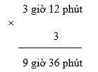 Giải Vở bài tập Toán lớp 5 bài 126 Nhân số đo thời gian với một số