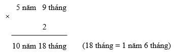 Giải Vở bài tập Toán lớp 5 bài 126 Nhân số đo thời gian với một số